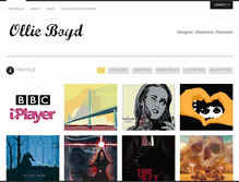 Tablet Screenshot of ollieboyd.com